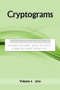 Paperback Cryptograms: Volume 4 2016 Book