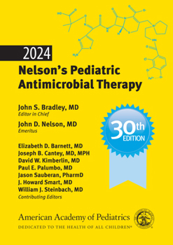 Paperback 2024 Nelson's Pediatric Antimicrobial Therapy Book