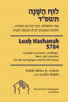 Spiral-bound Luah Hashanah 5784 Standard Edition Book