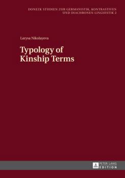 Hardcover Typology of Kinship Terms Book