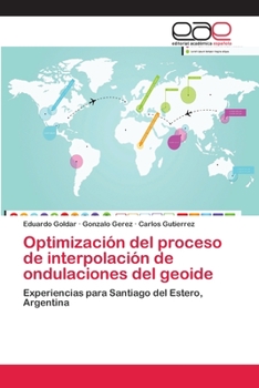 Paperback Optimización del proceso de interpolación de ondulaciones del geoide [Spanish] Book