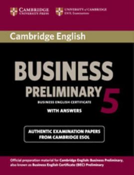 Paperback Cambridge English Business 5 Preliminary Book
