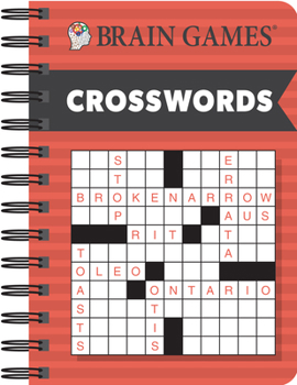 Spiral-bound Brain Games - To Go - Crosswords Book
