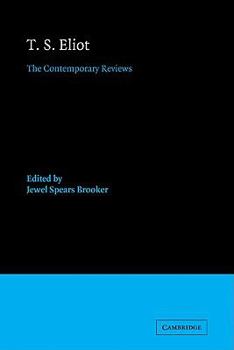 Paperback T. S. Eliot: The Contemporary Reviews Book