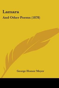 Paperback Lamara: And Other Poems (1878) Book
