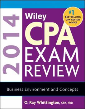 Paperback Wiley CPA Exam Review 2014 Business Environment and Concepts Book