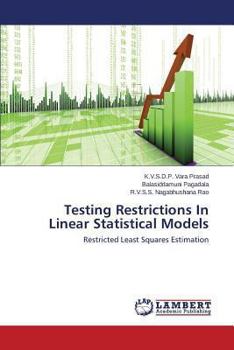 Paperback Testing Restrictions In Linear Statistical Models Book
