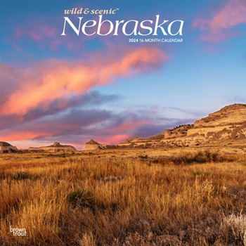 Calendar Nebraska Wild & Scenic 2024 Square Book