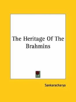 Paperback The Heritage Of The Brahmins Book
