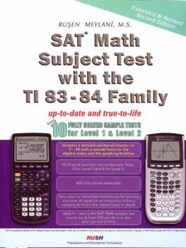 Paperback SAT Math Subject Test with Ti 83-84 Family: With 10 Fully Solved Sample Tests Book