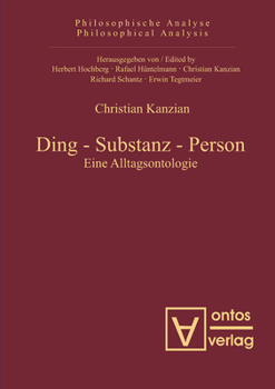 Hardcover Ding - Substanz - Person [German] Book