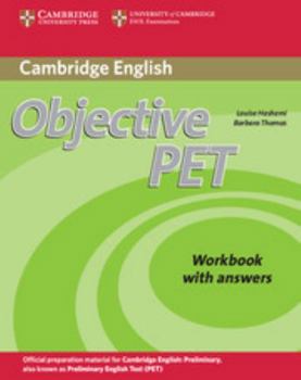 Paperback Cambridge Objective Pet Workbook with Answers Book