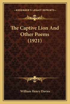 Paperback The Captive Lion And Other Poems (1921) Book