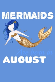 Paperback Mermaids Are Born In August: Personal Expense Tracker Book