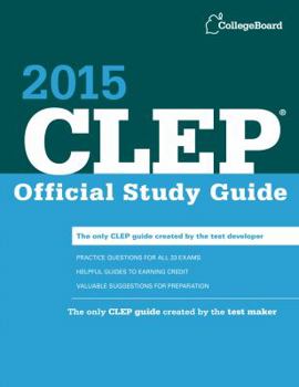 Paperback CLEP Official Study Guide Book