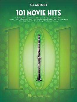 Paperback 101 Movie Hits for Clarinet Book