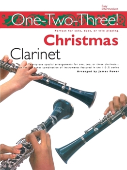 Paperback One-Two-Three! Christmas: Clarinet: Perfect for Solo, Duet or Trio Playing Book