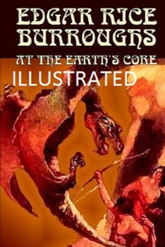 Paperback At the Earth's Core Illustrated Book