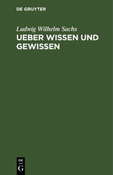 Hardcover Ueber Wissen und Gewissen [German] Book
