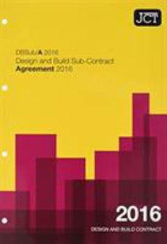 Paperback JCT: Design and Build Sub-Contract - Agreement 2016 [Unknown] Book