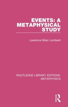 Paperback Events: A Metaphysical Study Book