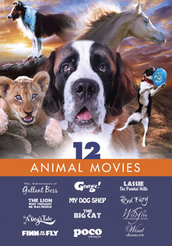 DVD 12 Animal Movies Book