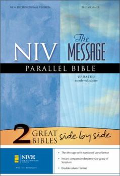 Hardcover NIV/The Message Parallel Bible Book