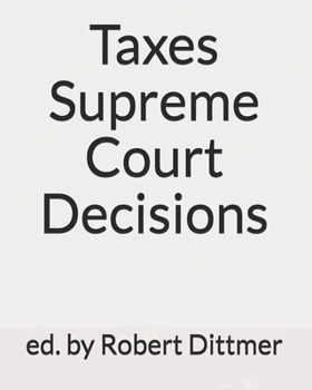 Paperback Taxes Supreme Court Decisions Book