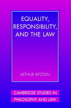Paperback Equality, Responsibility, and the Law Book