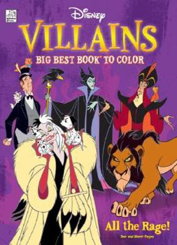 Paperback Disney Villains All the Rage Jumbo Book