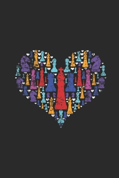 Paperback Love Chess: Graph Paper Notebook (6" x 9" - 120 pages) Chess Game Notebook for Daily Journal, Diary, and Gift Book