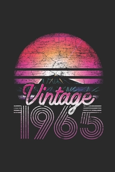 Vintage 1965: Graph Paper Notebook (6 x 9 - 120 pages) Birthday Themed Notebook for Daily Journal, Diary, and Gift