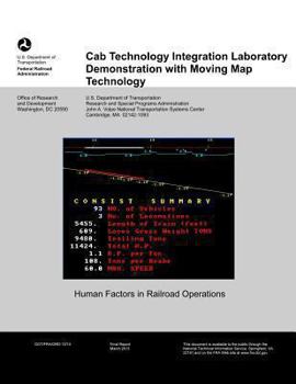 Paperback Cab Technology Integration Laboratory Demonstration with Moving Map Technology Book
