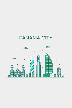 Paperback Panama City Minimalist Travel Notebook [Lined] [6x9] [110 pages] Book