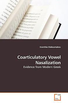 Paperback Coarticulatory Vowel Nasalization Book