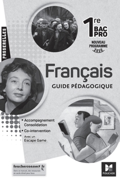 Paperback Passerelles - FRANCAIS 1re bac pro - Ed. 2020 - Guide pédagogique [French] Book