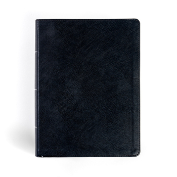 Imitation Leather CSB Study Bible, Large Print, Digital Study Edition, Black Leathertouch [Large Print] Book