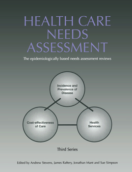 Paperback Health Care Needs Assessment: The Epidemiologically Based Needs Assessment Reviews, V. 2, First Series Book