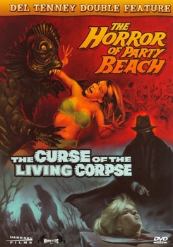 DVD Del Tenney Double Feature: The Curse of the Living Corpse / The Horror of Party Beach Book