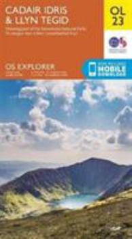 Map OS Explorer Map OL23 Cadair Idris & Llyn Tegid (OS Explorer Active) Book