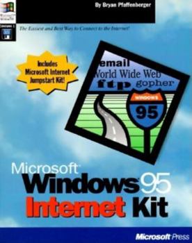 Paperback Microsoft Windows 95 Internet Kit Book