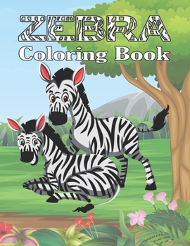 Paperback Zebra Coloring Book: A Creative Zebra Coloring Book For Children's. Animal Coloring Book For Grown-Ups. Book