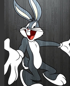 Notebook: Looney Tunes Cartoon Soft Glossy Cover Graph Paper Pages Book 7.5 x 9.25 Inches 110 Pages