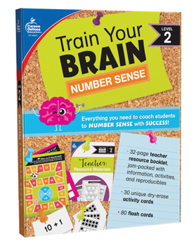 Misc. Supplies Train Your Brain: Number Sense Level 2 Book