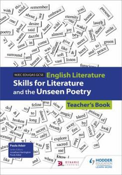 Paperback Wjec Eduqas GCSE English Literature Skills for Literature and the Unseen Poetry Teacher's Book