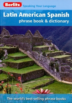Paperback Berlitz Latin American Spanish Phrase Book and Dictionary Book