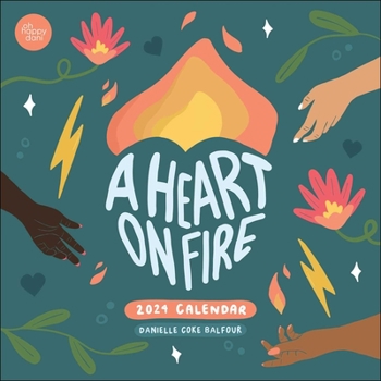 Calendar A Heart on Fire 2024 Wall Calendar Book
