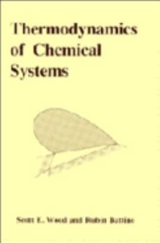 Paperback Thermodynamics of Chemical Systems Book