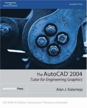 Paperback The AutoCAD 2004 Tutor for Engineering Graphics [With CD] Book