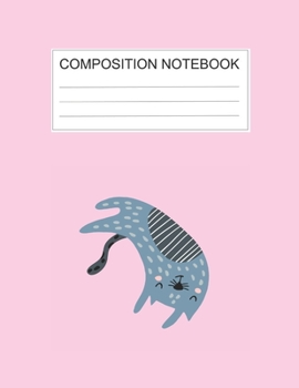 Composition notebook: Ruled (8.5 x 11 in), 110 Pages: Diary Book For Girl, Journal Notebook For Kids, Writing Journal Lined, Cute Pets (8.5 x 11 in), 110 Pages (cute composition pink)